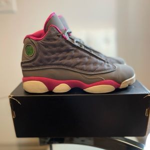Pink and Grey Retro Jordan 13’s